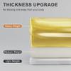 AmazerBath Yellow Shower Curtain Liner Heavy Duty, 100% EVA Clear Shower Curtain and Liner 2-in-1, 72x72 Luxury Plastic Weighted Bathroom Shower Liner, 12 Rustproof Grommets & 3 Heavyweight Stones view 4