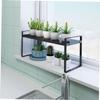 Ciieeo Retractable Kitchen Storage Rack Telescopic Food Holder for Kitchen Desktop Bathroom Organization Easy to Clean for Supplies Towels view 2