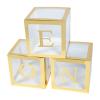 Abaodam Unique Baby Birthday Balloon Box 3pcs Letter Boxes Baby Shower Supplies view 1