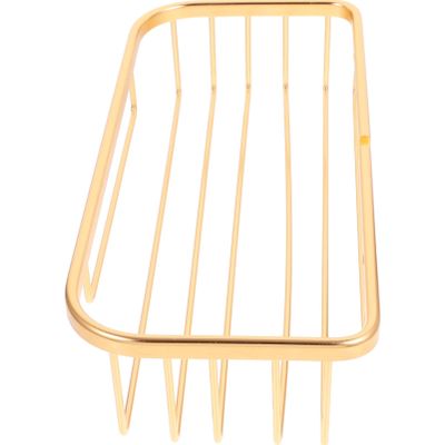 Ciieeo Stylish Wall-Mounted Space Aluminum Tissue Holder for Bathroom and Kitchen Capacity Easy to Install Modern Design for Paper and Towels Gold