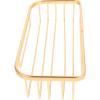 Ciieeo Stylish Wall-Mounted Space Aluminum Tissue Holder for Bathroom and Kitchen Capacity Easy to Install Modern Design for Paper and Towels Gold view 1