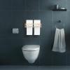Ciieeo Stylish Wall-Mounted Space Aluminum Tissue Holder for Bathroom and Kitchen Capacity Easy to Install Modern Design for Paper and Towels Gold view 3