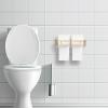 Ciieeo Stylish Wall-Mounted Space Aluminum Tissue Holder for Bathroom and Kitchen Capacity Easy to Install Modern Design for Paper and Towels Gold view 4