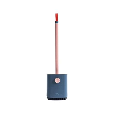 SUREK Soft Wall Hanging Toilet Brush Floor-Standing Toilet Brush and Holder with Silicone Bristles Toilet Cleaner Brush for Bathroom Reusable