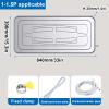 GMBAYUE Outdoor Air Conditioner Drip Pan, Stainless Steel Universal Ac Drip Cushion Water Collecting Drainage Pan, No Leak HVAC Units Drip Tray Window Ac Units Drain Kit (Color : 1-1.5P) view 2