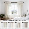 2 Pack Bronze Curtain Rods 36 to 72 Inches(3-6 Feet),5/8 inch Splicing Drapery Rods,Small Curtain Rods Set,Size: 36''-72'',Bronze view 4