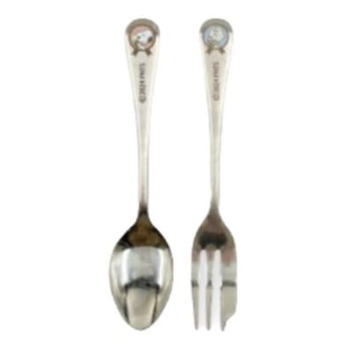 Marimo Craft SPMS-054 Cutlery Set, Ice Cream, Snoopy (W x H x H): 1.2 x 5.4 inches (30 x 137 mm), Spoon, Approx. 0.9 x 5.5 inches (22 x 140 mm) (Fork)
