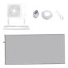 GMBAYUE Ac Unit Drain Pan, Air Conditioner Drip Tray with Drain Hole, Stainless Steel Condensate Drain Pan for Universal Split Air Conditioner Heat Pump Systems (Color : 2P) view 1