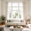 Silver Curtain Rods 36 to 72 Inches(3-6 Feet),5/8 inch Splicing Drapery Rods,Small Curtain Rods Set,Size: 36''-72'',Silver view 2