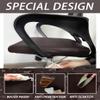 Pu Office Computer Chair Seat Covers, Stretch Waterproof PU Computer Chair Seat Cushion Slipcovers, Removable Washable Rotating Chair Covers for Rotating Office Chair Seat,Grey view 4