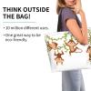 HDAODNM Monkey Animals Canvas Tote Bag Cute Shoulder Bag Handbag Casual Animal Grocery Bags Monkey Bag for Outdoors view 3