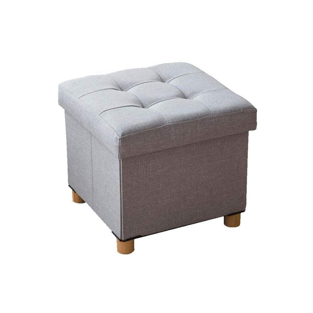 DYKKLKQ Footstool, Shoes Changing Stool Shoes Cabinet Clothing Store Sofa Stool Domestic Bed End Storage Stool Storage Box Can Sit On Adult (Color : D)