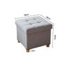 DYKKLKQ Footstool, Shoes Changing Stool Shoes Cabinet Clothing Store Sofa Stool Domestic Bed End Storage Stool Storage Box Can Sit On Adult (Color : D) view 2