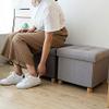 DYKKLKQ Footstool, Shoes Changing Stool Shoes Cabinet Clothing Store Sofa Stool Domestic Bed End Storage Stool Storage Box Can Sit On Adult (Color : D) view 4