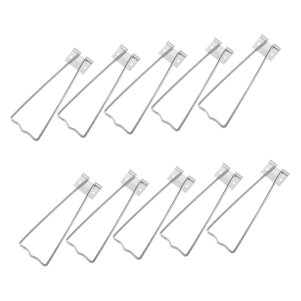 FUNOMOCYA 10pcs Iron Photo Frame Pedestal Holders Modern Minimalist Design for Frames Glazed Iron Material Display for Home Decor and Photography