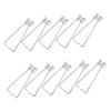 FUNOMOCYA 10pcs Iron Photo Frame Pedestal Holders Modern Minimalist Design for Frames Glazed Iron Material Display for Home Decor and Photography view 1