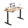 Computer Desk Standing Desk Electric Lift Table Standing Smart Office Workstation Simple Modern Desktop Computer Laptop Table Home Study Desk Home Office Desk Gaming Desk ( Color : A , Size : 1.2 mete view 1