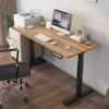 Computer Desk Standing Desk Electric Lift Table Standing Smart Office Workstation Simple Modern Desktop Computer Laptop Table Home Study Desk Home Office Desk Gaming Desk ( Color : A , Size : 1.2 mete view 2