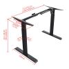 Computer Desk Standing Desk Electric Lift Table Standing Smart Office Workstation Simple Modern Desktop Computer Laptop Table Home Study Desk Home Office Desk Gaming Desk ( Color : A , Size : 1.2 mete view 3