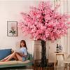 LPLYAA Artificial Plants Pink Fake Flowers Wishing Tree Artificial Cherry Blossom Trees for Office Bedroom Living Party DIY Wedding Decor (Size : 1.8x1.5m/5.9x4.9ft), 20240316 view 1