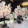 LPLYAA Artificial Plants Pink Fake Flowers Wishing Tree Artificial Cherry Blossom Trees for Office Bedroom Living Party DIY Wedding Decor (Size : 1.8x1.5m/5.9x4.9ft), 20240316 view 2