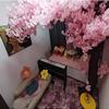 LPLYAA Artificial Plants Pink Fake Flowers Wishing Tree Artificial Cherry Blossom Trees for Office Bedroom Living Party DIY Wedding Decor (Size : 1.8x1.5m/5.9x4.9ft), 20240316 view 4