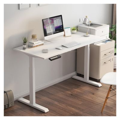Computer Desk Standing Desk Electric Lift Table Standing Smart Office Workstation Simple Modern Desktop Computer Laptop Table Home Study Desk Home Office Desk Gaming Desk ( Color : C , Size : 1.4 mete