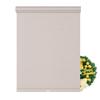 Sulugood,Blackout Roller Shades for Windows,Free-Stop Cordless Roller Blinds,Striped Jacquard Window Shades for Bedroom,Thermal Insulated Fabric,Beige,15" W x 84" H Suitable Heights 77" H - 84" H view 1