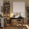 Sulugood,Blackout Roller Shades for Windows,Free-Stop Cordless Roller Blinds,Striped Jacquard Window Shades for Bedroom,Thermal Insulated Fabric,Beige,15" W x 84" H Suitable Heights 77" H - 84" H view 3