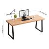 FEELIN Computer Desk Standing Desk Modern Minimalist Computer Desk Workstation with Trapezoidal Legs 47 Inch/55 Inch Office Desk Work Study Table Home Office Desk Gaming Desk (Size : 1.2 Meters) view 2