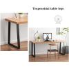 FEELIN Computer Desk Standing Desk Modern Minimalist Computer Desk Workstation with Trapezoidal Legs 47 Inch/55 Inch Office Desk Work Study Table Home Office Desk Gaming Desk (Size : 1.2 Meters) view 3