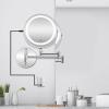 SLMASEHZX Vanity Mirror 8-inch Wall-Mounted Bathroom Mirror Adjustable Vanity Mirror Touch Vanity Mirror view 3