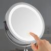SLMASEHZX Vanity Mirror 8-inch Wall-Mounted Bathroom Mirror Adjustable Vanity Mirror Touch Vanity Mirror view 4