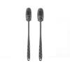 Frabakas Silicon Bottle Cleaning Brush Long Handle Bottle Cleaner for Water Bottles Baby Bottles Tumblers Flasks Vases Thermoses Tubes Kitchen Accessories 28.5cm Grey 2Pcs view 1