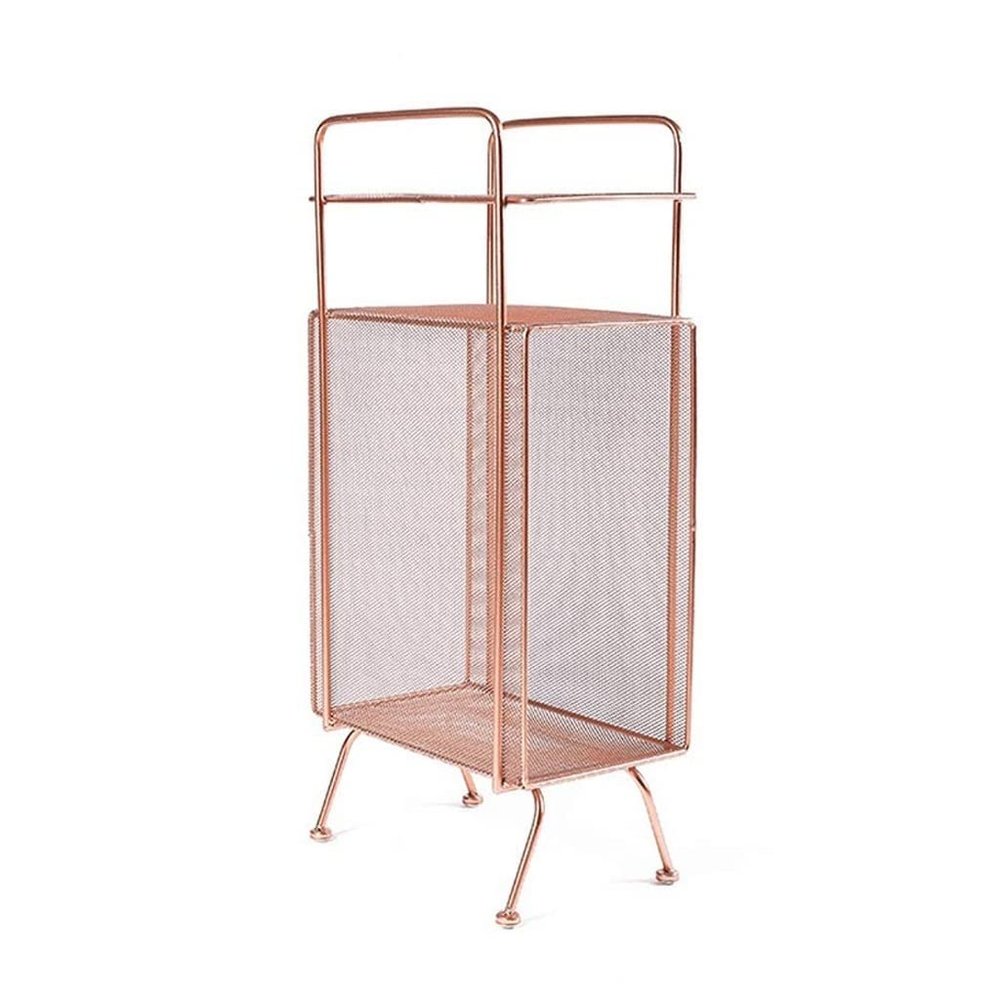 Book Shelf Bookcase Storage Display Bookshelf Modern Creative Bookshelf Floor-standing Coffee Table Bookshelf Living Room Balcony Bedroom Magazine Rack Office Metal Rack for CDs/Movies/Books/Display S
