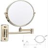 MUOBSBJRX Bathroom Mirrors Wall Mounted Double-Sided 3X Magnification Cosmetic Mirror 8-inch Vanity Mirror 360 Free Rotation view 2