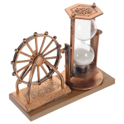 SEWOART Ferris Wheel Sandglasses Elegant Desktop Glass Decor Rotating Random Style
