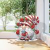 ARTopet 6Pcs DIY Diamond Desktop Ornament Rose Gnome Acrylic Special Shaped Crystal Diamond Art Painting Tabletop Ornaments Single Sided Diamond for Home Decor view 2