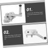 FONDOTIN Replacement Parts for Lift Hanger Hand Crank Clothing Hanger Accessories for Domestic view 2