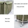 YOtat Removable Bags With Laundry Basket, Laundry Sorting Trolley With Thick Canvas Bag, Laundry Basket Trolley With Robust Wheels For Storing Clothes view 3