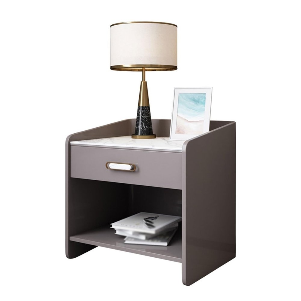 Bed Side Table/Night Stand Hotel Bedroom Double Bedside Table Simple Modern Bedside Cabinet Small Apartment Storage Cabinet Rack Bedroom Side Tables