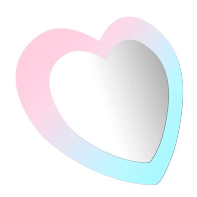 WHAMVOX Acrylic Mirror Sticker Wall Decor Rustic Cottagecore Bohemian Decorations for Bedroom Non Breakable Self-Adhesive