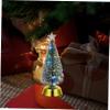 FONDOTIN 1pc Decorative Xmas Tree Led Pine Xmas Tree Ornament for Holiday Parties Home Shop Decoration Warm Lighting Creative Decor view 2