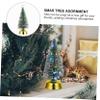 FONDOTIN 1pc Decorative Xmas Tree Led Pine Xmas Tree Ornament for Holiday Parties Home Shop Decoration Warm Lighting Creative Decor view 3