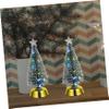 FONDOTIN 1pc Decorative Xmas Tree Led Pine Xmas Tree Ornament for Holiday Parties Home Shop Decoration Warm Lighting Creative Decor view 4
