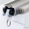 NOIRDA Aluminum Curtain Tracks Ceiling Wall Mounted, Curtain Rail Track System for Bay Window, Room Divider, Garage, RV, Bathroom(Color:White-Wall Mount,Size:260cm) view 4