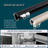 Hospital Curtain Track System RV Curtain 1m-5m Ceiling Curtain Rail, Wall Mounted Track For Curtains Heavy Duty Bay Window Curtain Rod And Fittings For Hotel Home Hospital Privacy System ( Color : Cha view 3