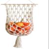 HEPYLAIFU fruit hammock Woven Fruit Vegetable Hanging Basket Under Cabinet Adhesive, Mesh Fruit Holder Organization view 1