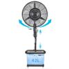 Oscillating Misting Fan, Adjustable Height Cooling Fan with 3 Wind Modes Pedestal Fan for Patio, Outside Restaurant, Factory Workshop view 1