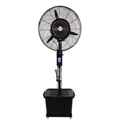 Pealihuy 26" Misting Fan, Commercial Adjustable Height Industrial Oscillating Fan with 3 Cooling Speeds, 40L Water Tank W/Wheel, for Outdoor, Factory, Warehouse